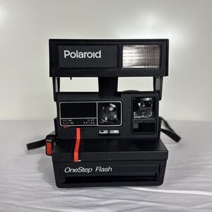 Polaroid Onestep Flash 600 Vintage Instant Film Camera Red Stripe